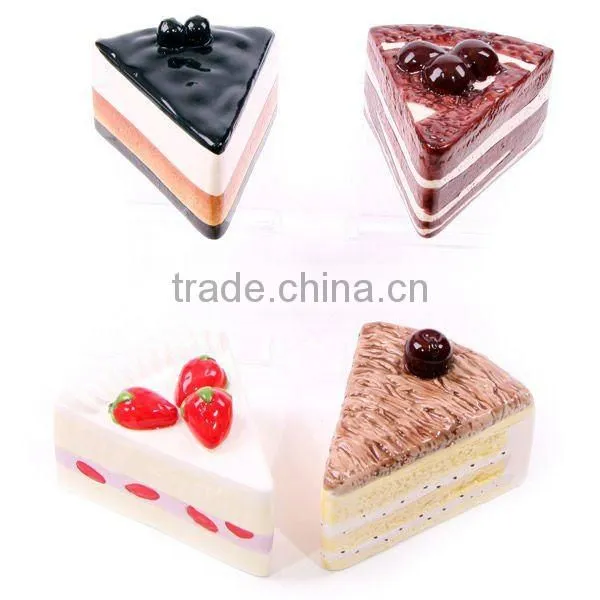 Birthday Ceramic Cake , ceramic Slice Money Box