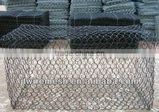 Direct factory of pvc coated galvanized gabion box/gabion box buyer made in china