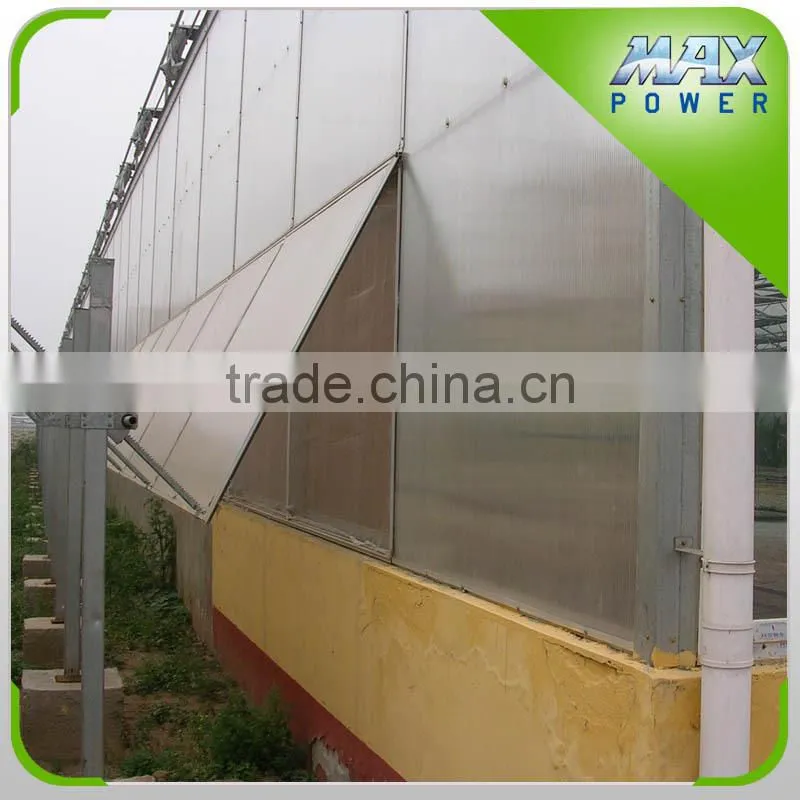 Greenhouse ventilation drives/ rack and pinion