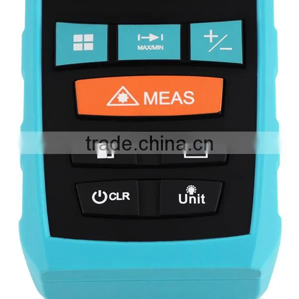 Measure Area Volume Pythagoras 60M/197ft Range Finder +/-1.5mm Accuracy Meter Feet Inches Units Digital Laser Meter Tool