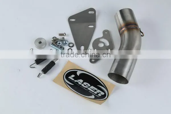 For KAWASAKI ZX-10R 2008-2010 Motorcycle Exhaust Pipe LASER Delta slip-on muffler