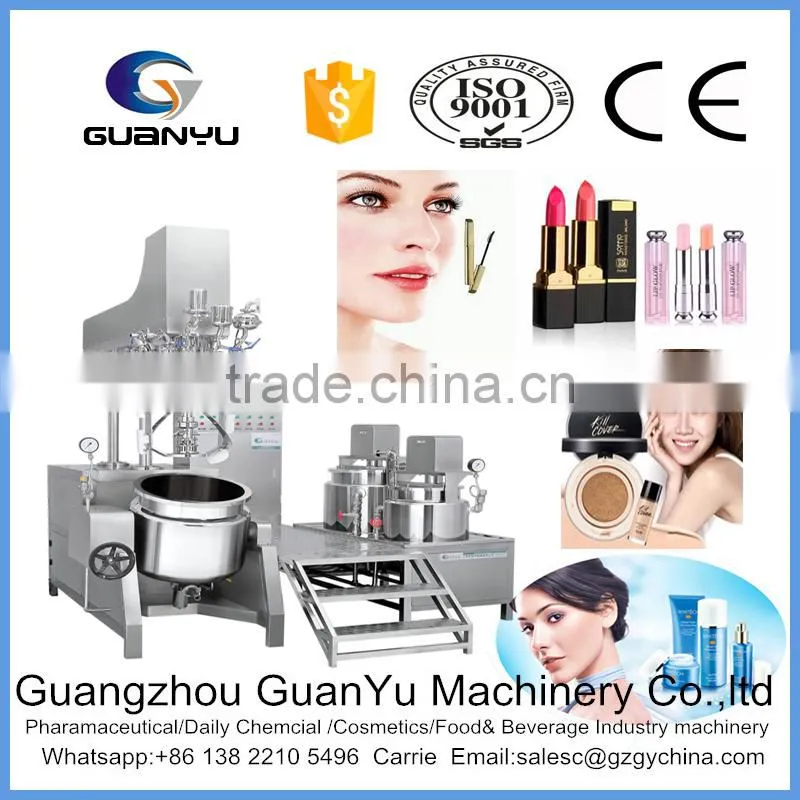 CE Certificated stainless steel cosmetics emuslifying mixer on sales