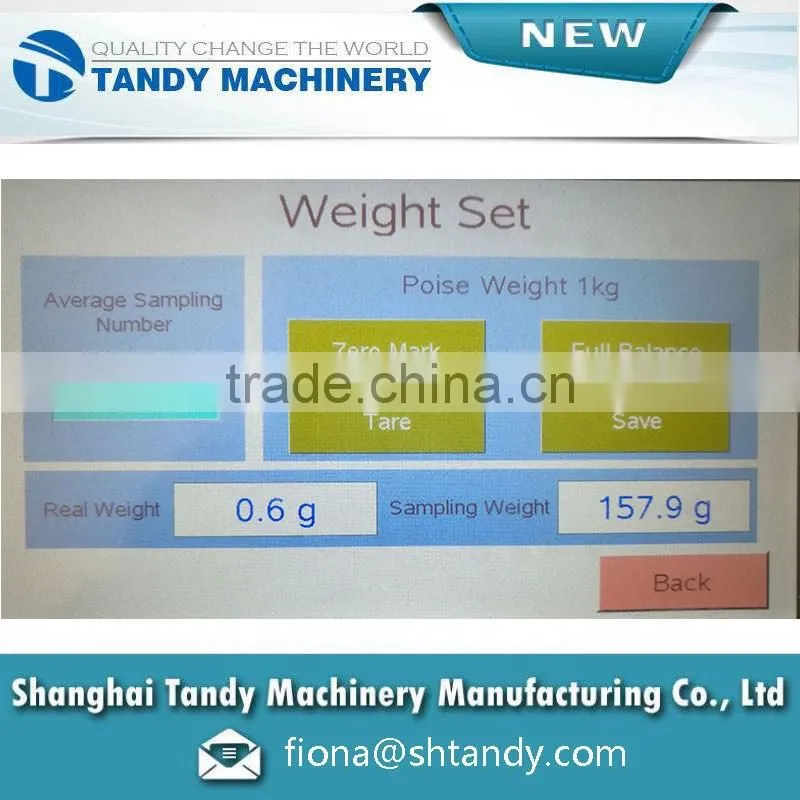 High Efficiency Online Production line Weight Check Machine