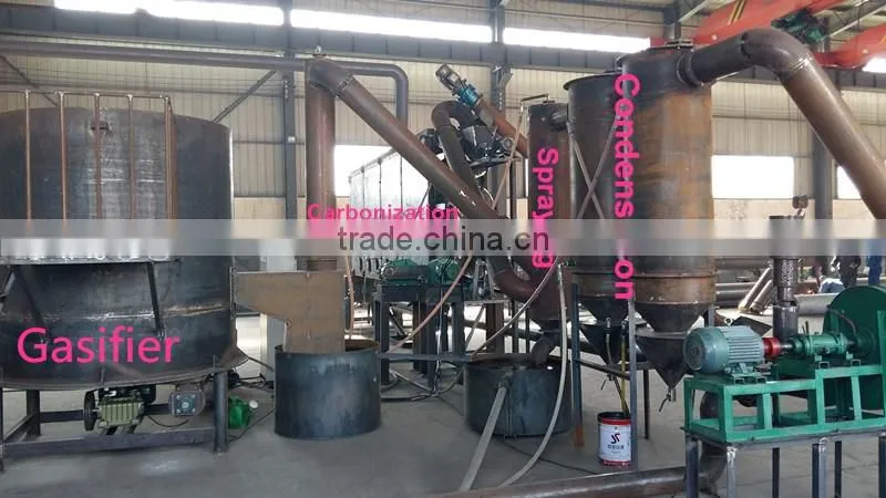 Nut shell carbonization machine for walnut shell and peanut shell