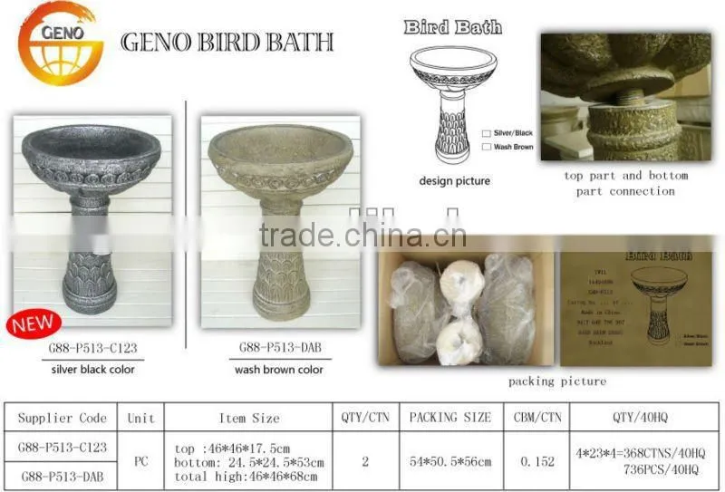 dragonfly bird bath bowl with metal stand for bird applicatigon