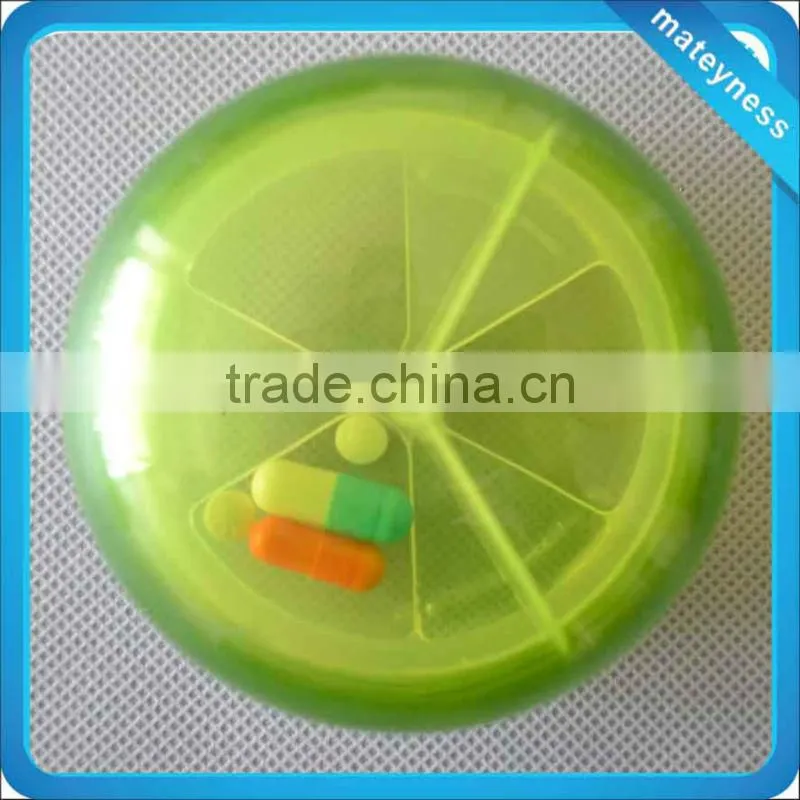 Plastic Round Pill Container