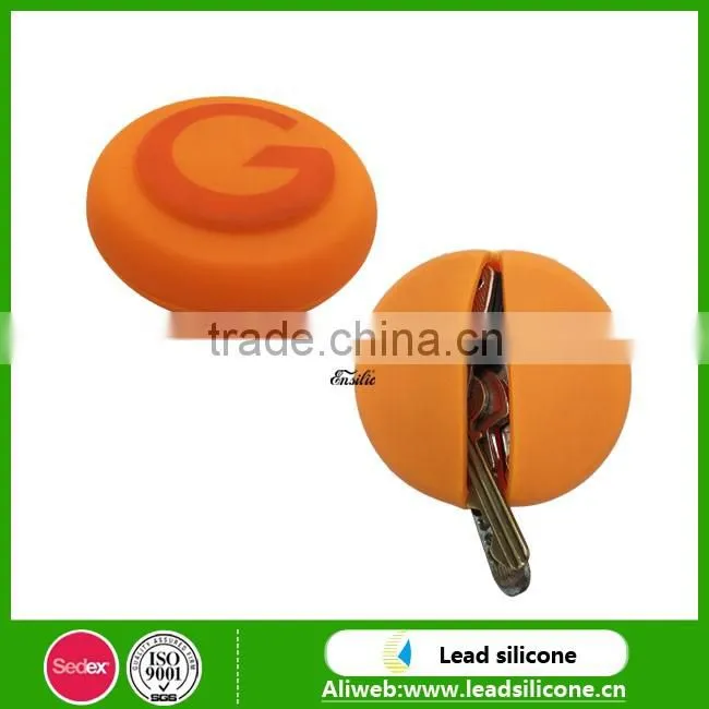 Promotional Gift Soft Silicone Key Bag, Custom Design Soft Silicone Key Case
