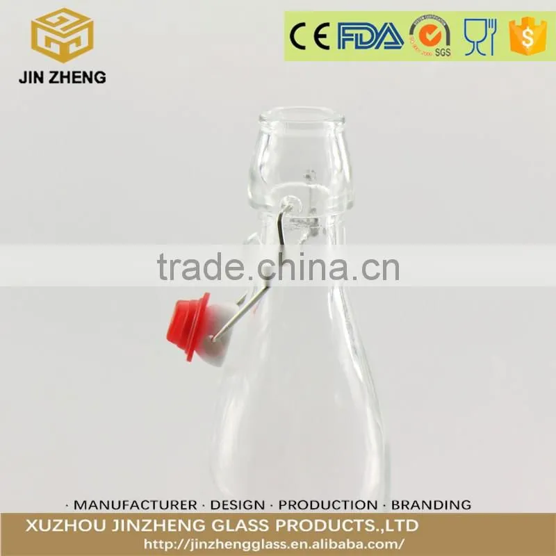 Easy Cap Clear Beer 750ml swing top bottle glass bottles great for juice weddings sauce
