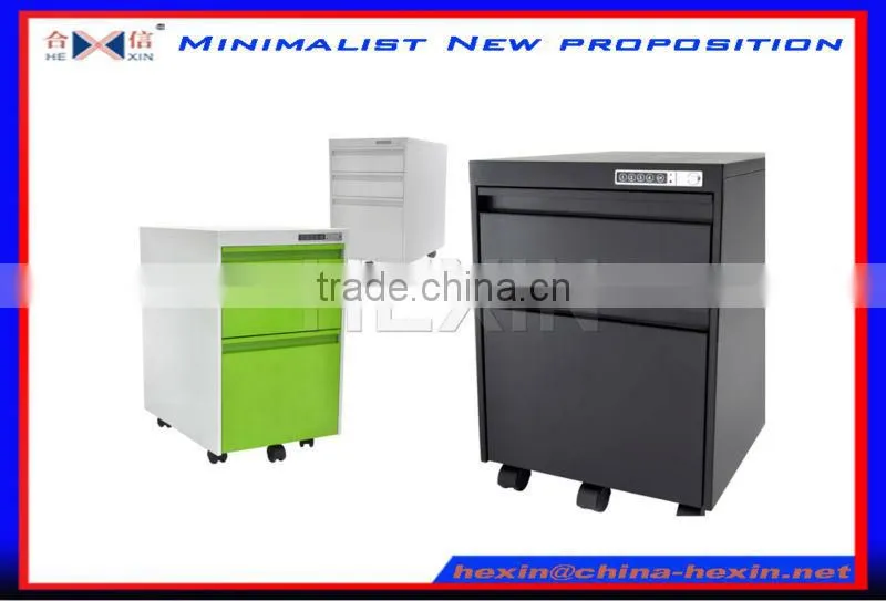 Hexin steel mobile cabinet with drawers