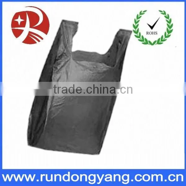 Economic plastic vest carrier bag with lower price