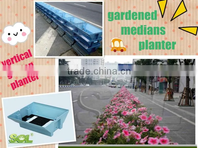 2015 SOL Colored PLASTIC vegetable container automatic watering pot