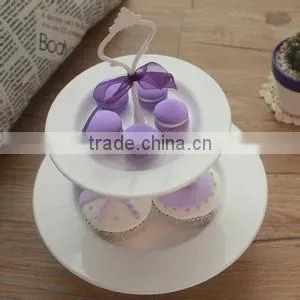 Porcelain Double Cake Dinner Plate