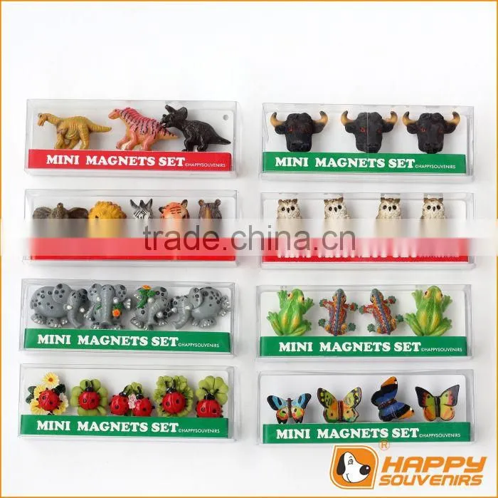 2014 France souvenir fridge magnets miniature birds and cuckoo house custom 3D promotional item