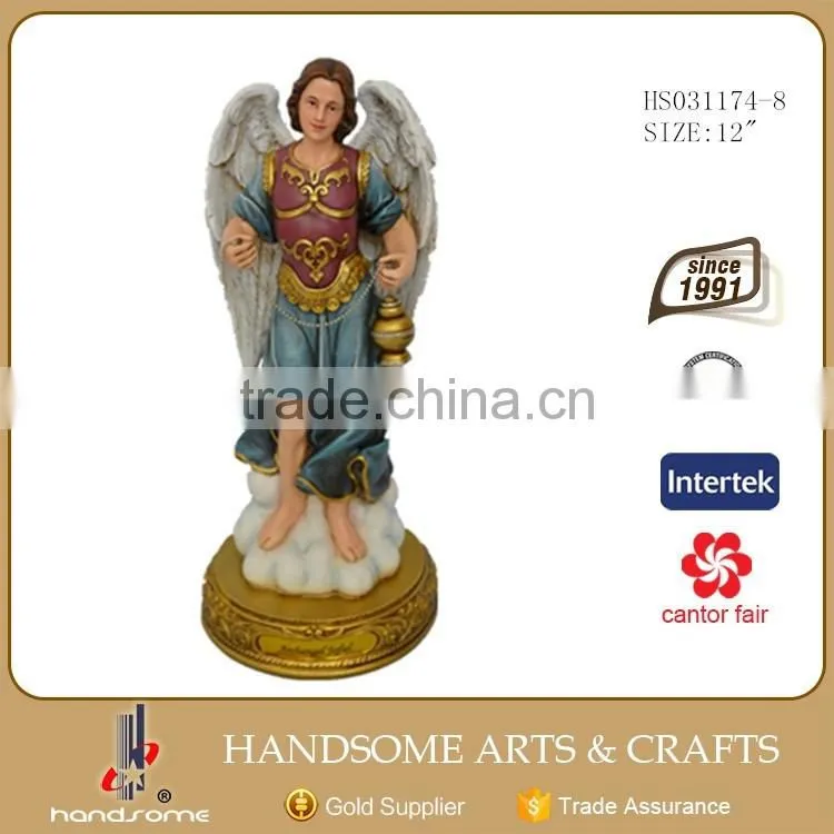 12 Inch Resin Craft Garden Angel Decoration Archangel Statues