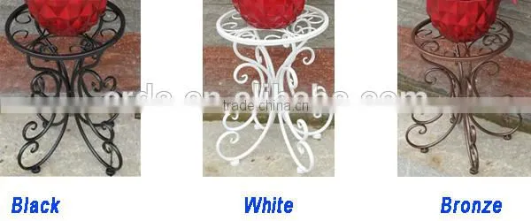 European Style Metal Garden Flower Display Shelf