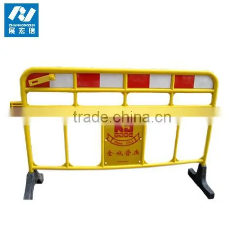 safety barriers for work with escalators with logo on