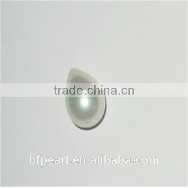 Wholesale 14-19mm Natural White Raindrop Shell Pearls Beads