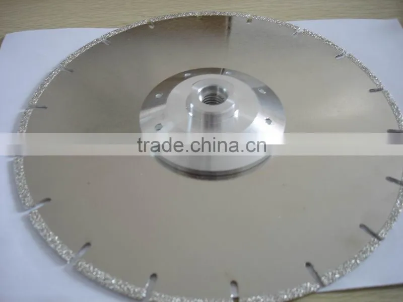 Vacuum Brazed diamond Grinding Disc/Circular Brazed Diamond saw blade for cutting stone