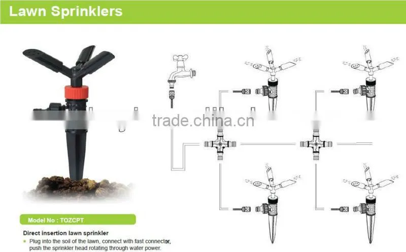 Mini Garden Spin Sprinkler