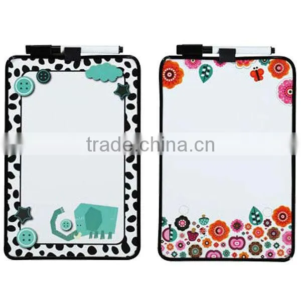 2013 hot selling cheap oval mini printed white board