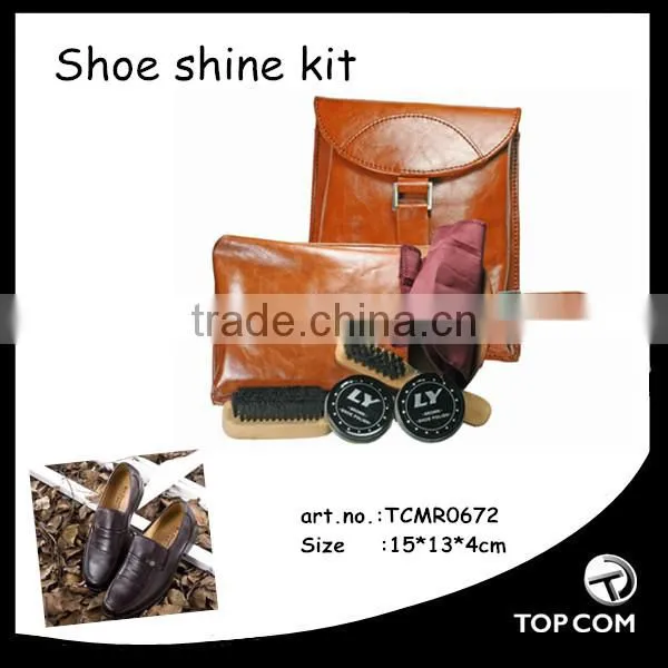 travel shoe shine kits