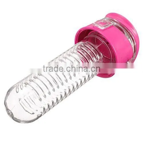 700mLCapacity Sports Healthy Fruit Juice Infuser Infusing Water Bottle Flip Lid