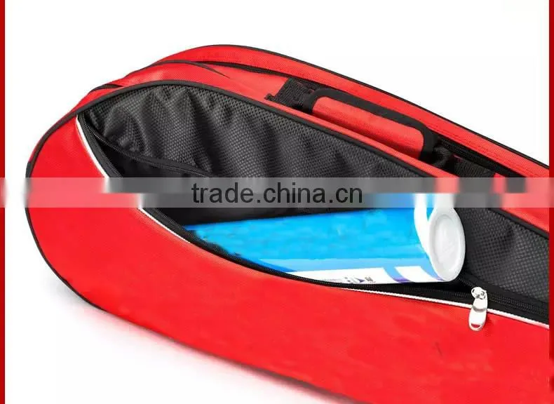 2015 Hot sales tennis racket sport bags with shoe compartment