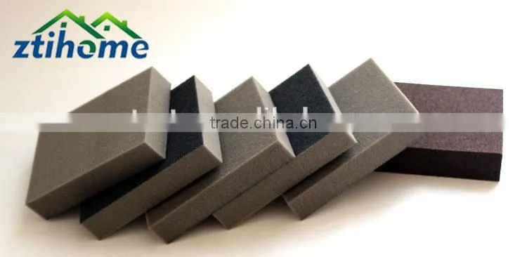 single side abrasive colorful sponge for washing dishes
