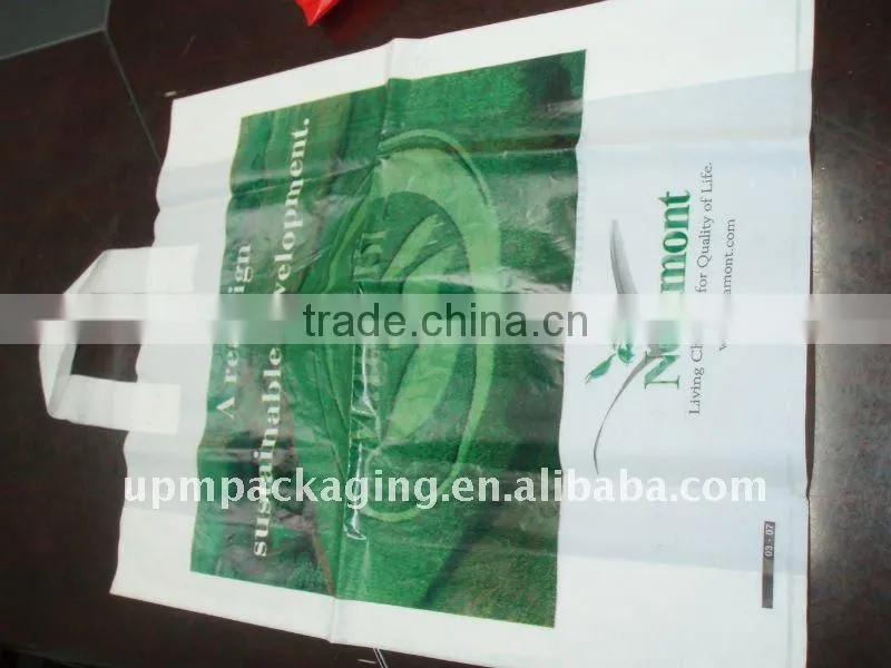 Biodegradable corn starch carrier bags