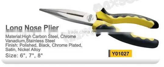 Y01027 hand tools long nose plier