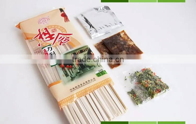 OEM Sliced ready noodles with seasoning bags