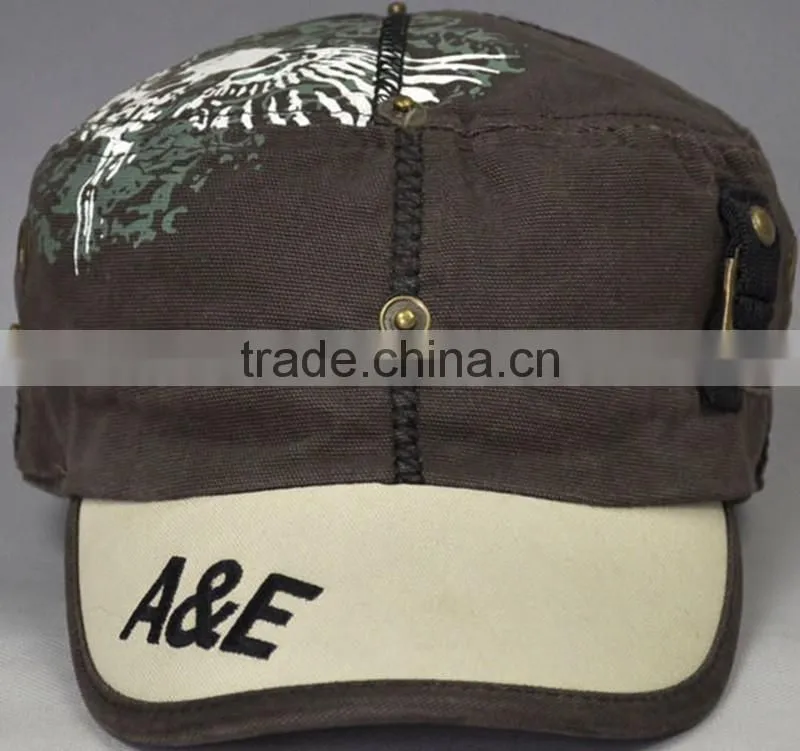 Hipster Beret Distressed Military Hats