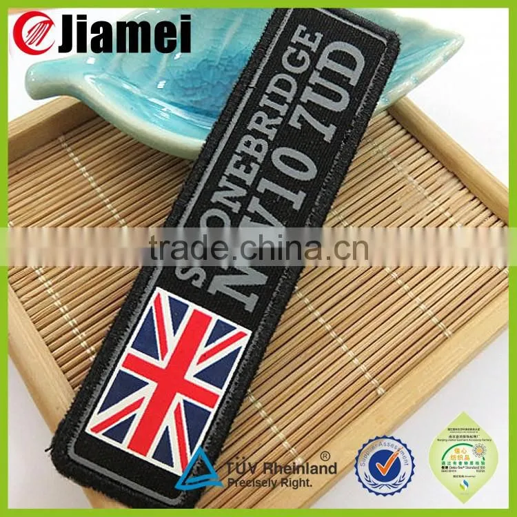 printed custom silk screen patches