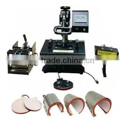 Multi-functional 8 in 1 6 in 1 5 in 1 4 in 1 t-shirt combo heat press machine