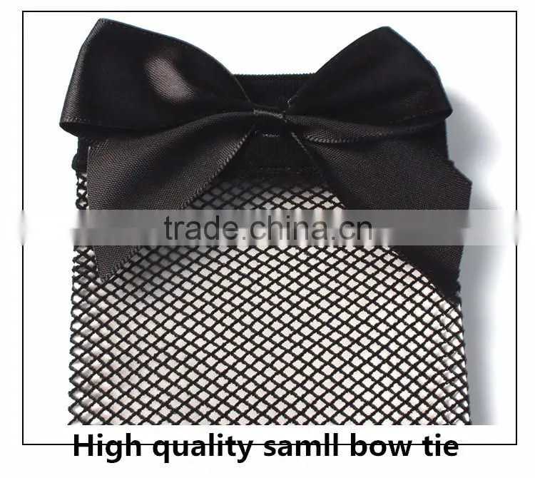 High Quality Fashion New Arrival Women Sexy Fishnet Socks/ fishnet socks with colorful bow tie