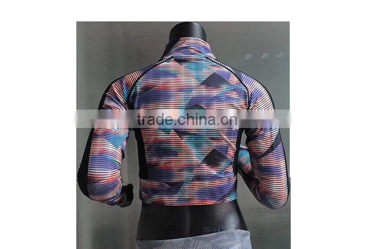Wholesale Custom Women Fashionable Sports Dry Fit Running Jackets