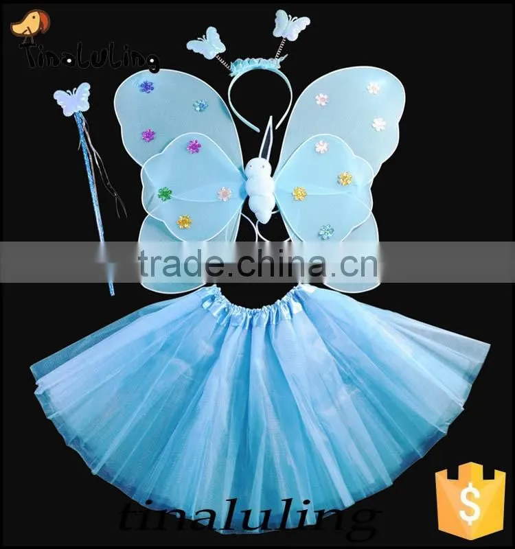 Multicolor kids Halloween Butterfly Fairy Wings Magic Wings Accessory