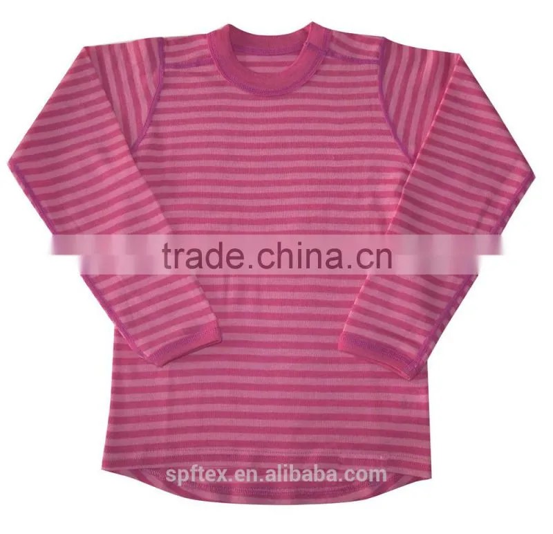 100% merino long-sleeved soft children underwear