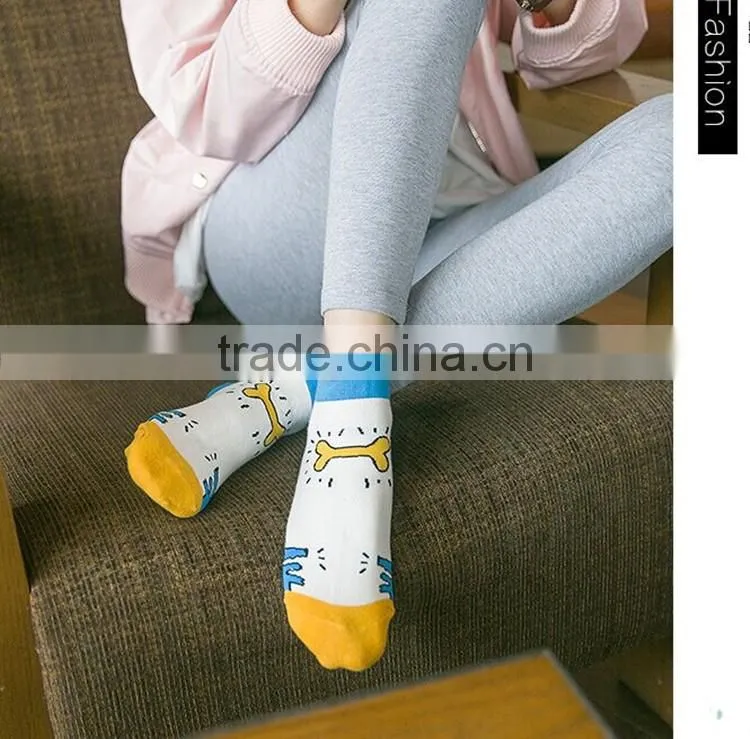 Hot! Factory Outlet Cotton Women being express it in fresh Socks, sports leisure beautiful Cartoon Tube Socks