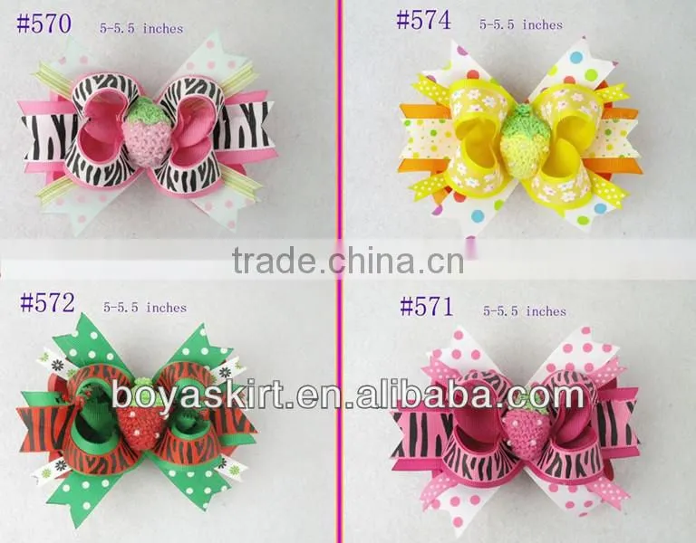 Various Boutique Hair Bow Girls Children Alligator Clip Ribbon Headbands Big Style 11.5CM Kids Bowknot Hairpin Hair tire