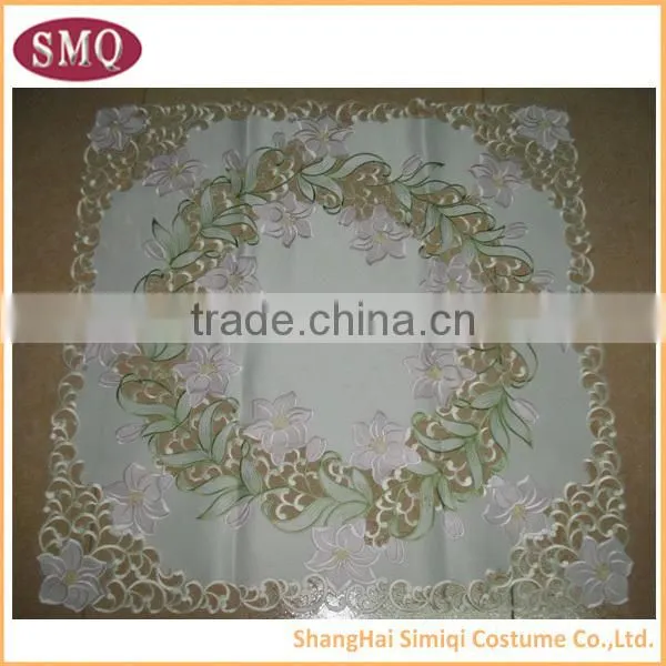hot selling new design embroidery waterproof outdoor tablecloth