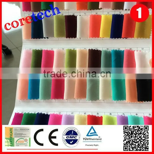 Hot sale popular crepe chiffon fabric factory