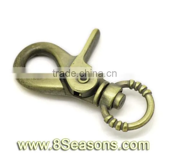 Antique Bronze Lobster Swivel Clasps for Key Rings ,Hottest