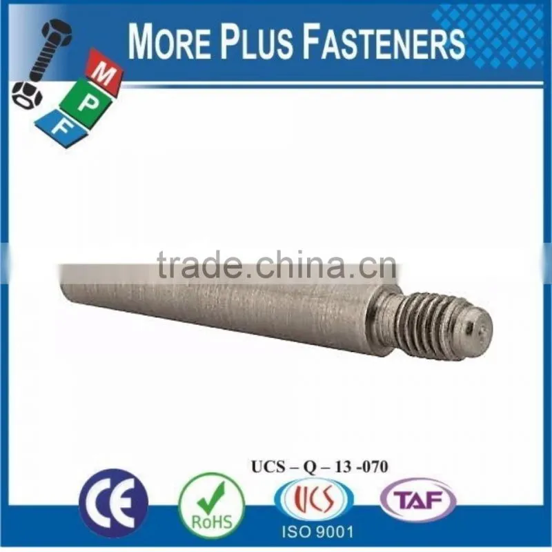 Made in Taiwan Stainless Steel External Threaded Metric Taper Pin With Threaded End Steel