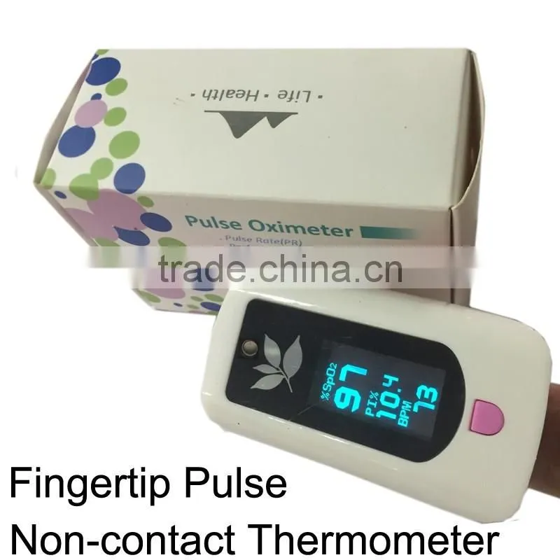 Easy Use Baby Thermometer Health Tracker Pulse Oximeter With Temperature