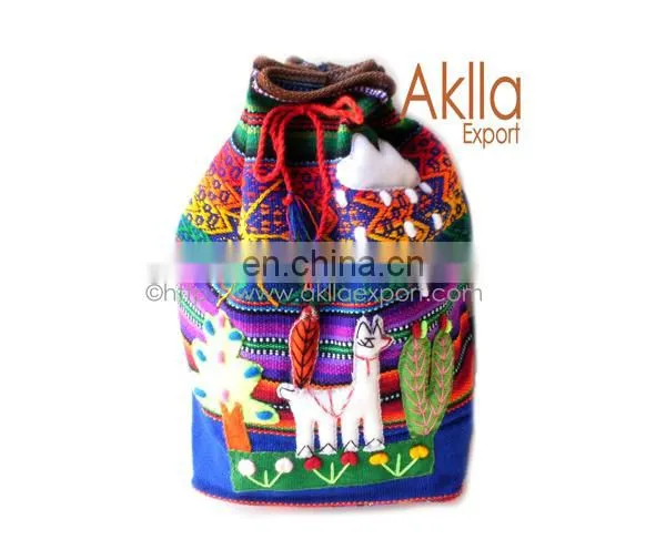 Backpacks of Blanket Arpillada in Many Colors