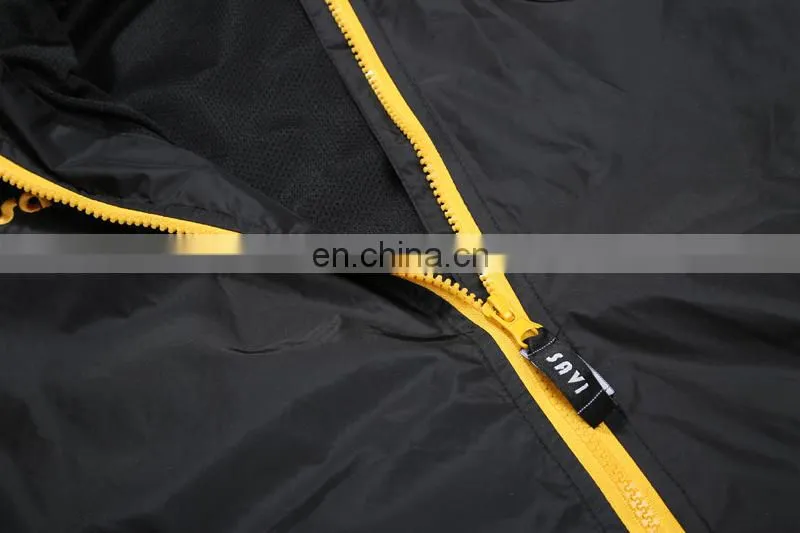 OEM Logo soccer training plus size nylon coaches jackets