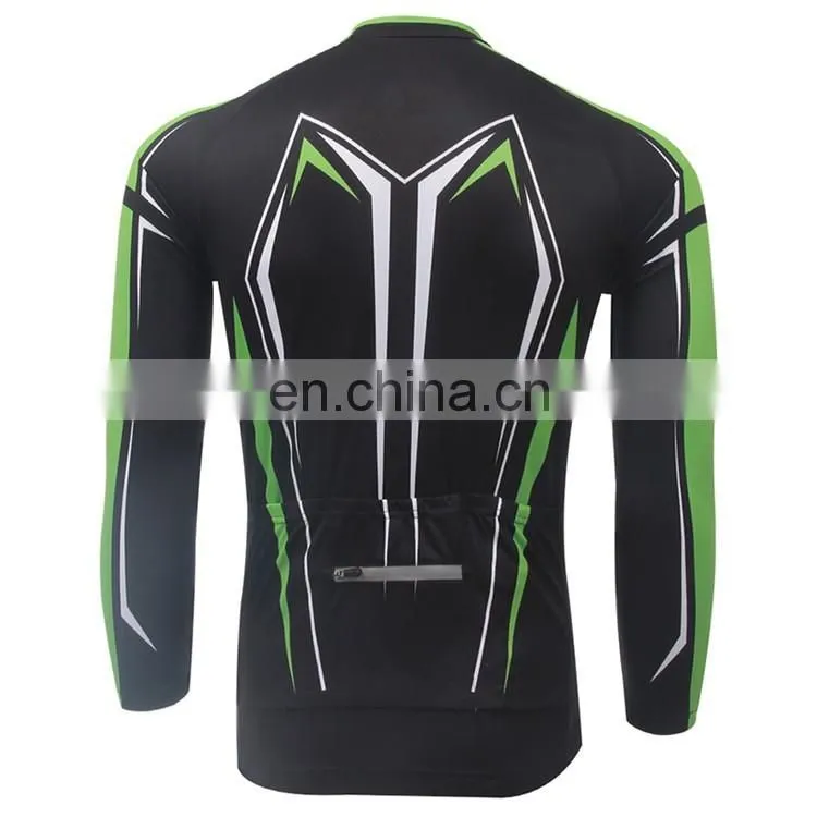 OEM waterproof sports cycling tops quick dry sublimation printing cycling jersey free design