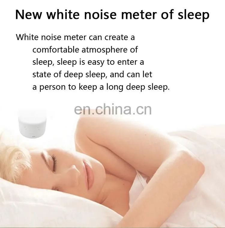 Portable white noise sound machine for baby sleeping