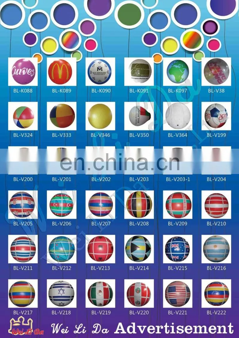 Hot-Selling inflatable helium balloon for advertisment/promotion